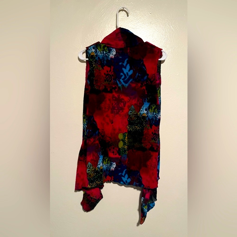 Pleats Collection Multicolored Cardigan - Picture 2 of 4